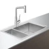 Hansgrohe Lavelli - Set Lavello E Miscelatore C71-F655-04 Select, Cromato 43210000 -franke Shop 04655ceb4124dabc6c4b7765