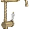 Sapho Kirké - Miscelatore Da Lavello, Leva Krystal, Bronzo KI14KB -franke Shop 09a41010089dbd83b94452da