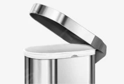 Simplehuman Pattumiere - Pattumiera Slim 45 L, Acciaio Inox Spazzolato CW2044 -franke Shop 0ae40268a1388d366df97fff