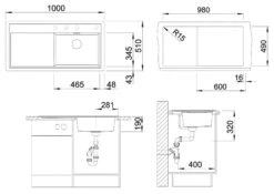 Blanco Zenar XL 6 - Lavello In Silgranit, 1000x510 Mm, Con Accessori, InFino, Antracite 523984 -franke Shop 0fb9e13a542c38bdac1078a5