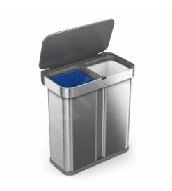 Simplehuman Pattumiere - Pattumiera Touchless Differenziata, Con Comando A Voce E Sensore Di Movimento, 58 L, Acciaio Inox Spazzolato ST2036 -franke Shop 0ffcf71bac0385cc8d9f73d7