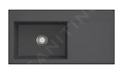 Villeroy & Boch Subway Style 60 - Lavello In Ceramica 100x51 Cm, CeramicPlus, Grafite 336201i4