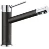 Blanco Alta - Miscelatore Da Lavello, Nero/cromo 526162
