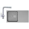 Franke Set - Set Da Cucina T39, Lavello In Tectonite OID 611, Grigio + Miscelatore SAMOA 114.0441.293 -franke Shop 129b646f21362326d2afa578