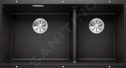 Blanco Subline 480/320 - Lavello In Silgranit, 855x460 Mm, Nero 525993