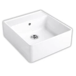 Villeroy & Boch Lavelli - Lavello In Ceramica 63x60 Cm, CeramicPlus, Stone White 632061RW