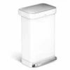 Simplehuman Pattumiere - Pattumiera Con Portasacchetti, 45 L, Bianco CW2027 -franke Shop 259e3e76c63e1b16f1d325ff