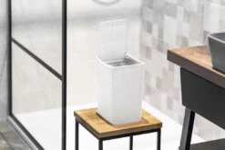 Aqualine Accessori - Pattumiera Touch 8,5 L, Bianco TRN-183-06 -franke Shop 311e7c571afb4d1fc7299a07