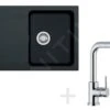 Franke Set - Set Da Cucina T32, Lavello In Tectonite OID 611-78, Nero + Miscelatore FN 0147, Cromo 114.0366.065 -franke Shop 31ee6ee1a17cff149ae84781