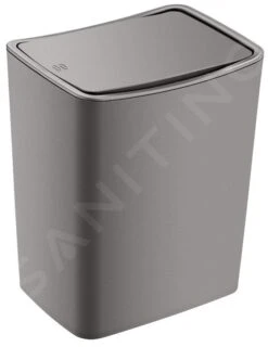 Aqualine Accessori - Pattumiera Touch 8,5 L, Terra TRN-183-05