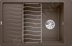 Blanco Elon XL 6 - Lavello In Silgranit, 780x500 Mm, Con Accessori, InFino, Caffé 524843