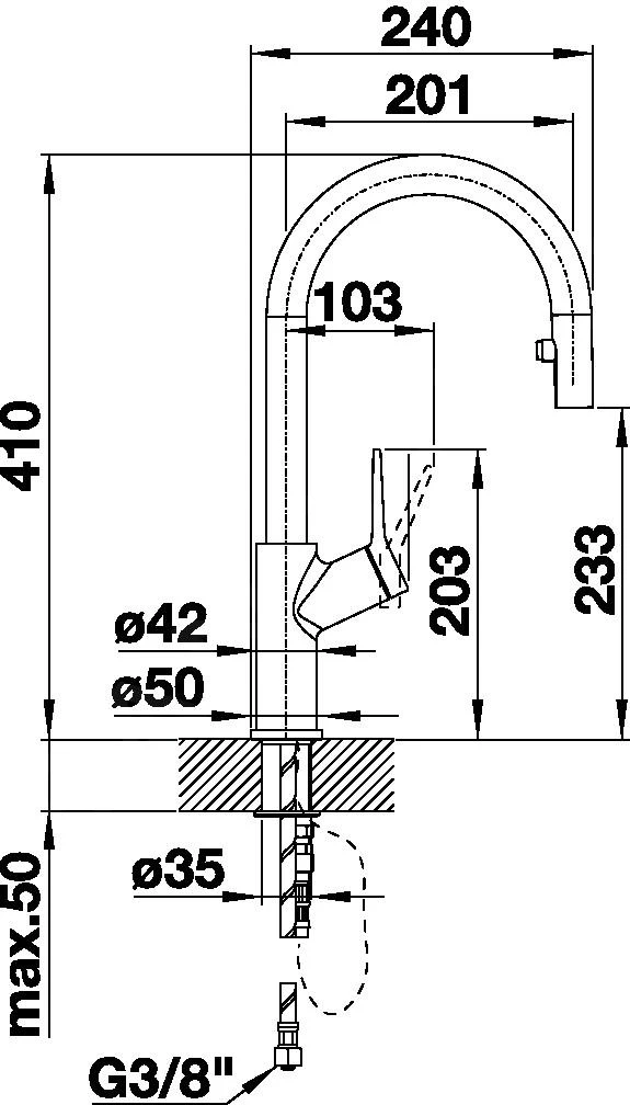 Blanco Carena S - Miscelatore Da Lavello Con Doccetta Estraibile, Cromo 521356 4 Blanco Carena S - Miscelatore Da Lavello Con Doccetta Estraibile, Cromo 521356 - immagine 2