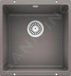 Blanco Rotan 400 - Lavello In Silgranit, 430x460 Mm, Color Alluminio 521333