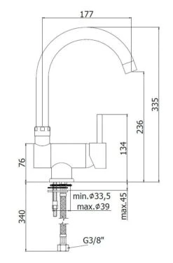 Paffoni Stick - Miscelatore Da Lavello, Sottofinestra, Acciaio Inox SK189ST -franke Shop 4e09e7093f0152a62468a84e