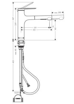 Hansgrohe Zesis M33 - Miscelatore Da Lavello 160, Con Doccetta Estraibile, SBox Lite, Nero Opaco 74804670 -franke Shop 579691e0613bfc906c8dc4d1
