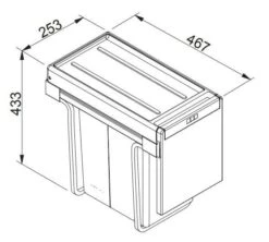 Franke Cube - Differenziatore Cube 30 134.0039.553 -franke Shop 599781f479452a17845a72fb