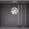 Blanco Etagon 500 - Lavello In Silgranit, 527x427 Mm, Con Guide Scorrevoli, Pietra Grigia 526344