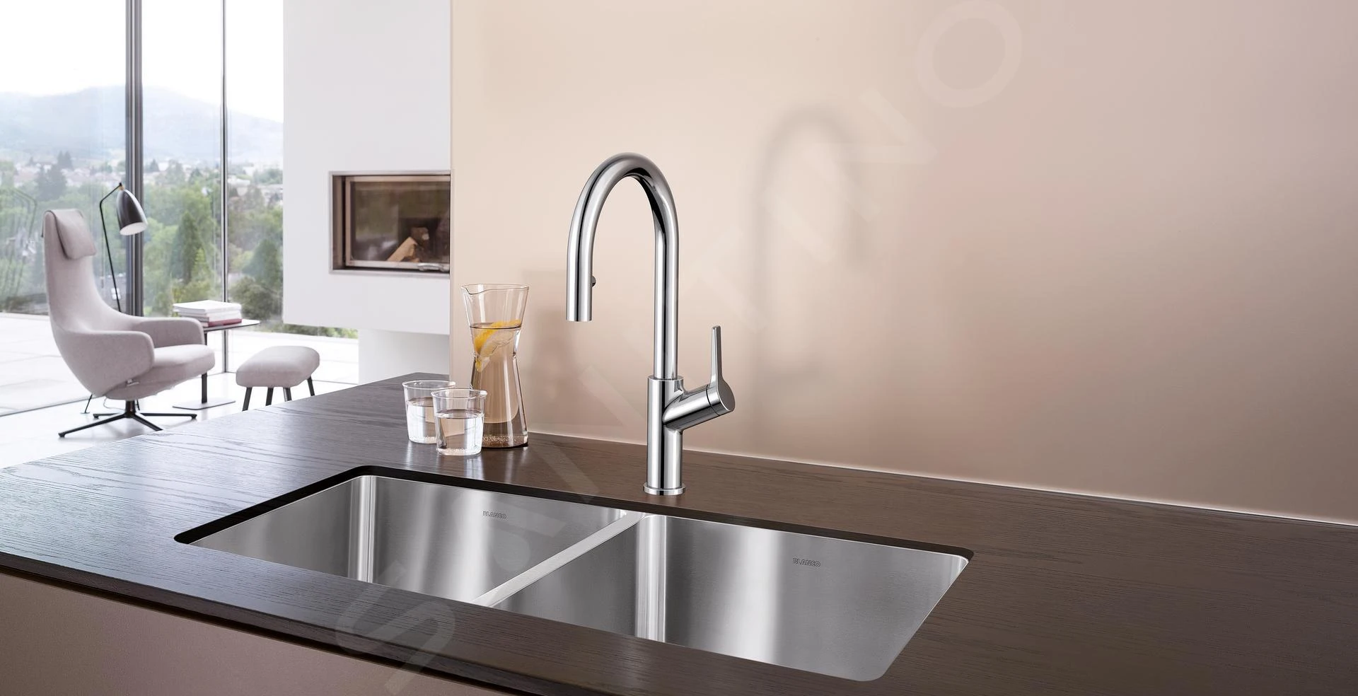 Blanco Carena S - Miscelatore Da Lavello Con Doccetta Estraibile, Cromo 521356 9 Blanco Carena S - Miscelatore Da Lavello Con Doccetta Estraibile, Cromo 521356 - immagine 7