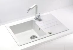 Alveus Rock - Lavello In Granito 780x480 Mm, Con Comando Dello Scarico, Arctic 1090944 -franke Shop 65413c4a404dfa7cbed6066e