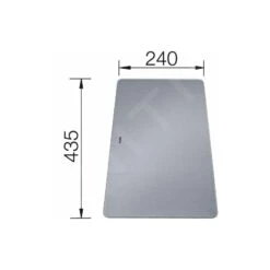 Blanco Accessori - Tagliere 435x240 Mm, Vetro Temprato 227699 -franke Shop 66208d6ce34b6aecb305906d
