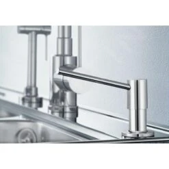 Blanco Accessori - Dispenser Di Sapone Liquido Torre, Acciaio Inox Spazzolato 521541 -franke Shop 679c75b24b80346e505ed307 1