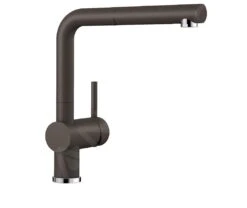 Blanco Linus S - Miscelatore Da Lavello Con Bocca Di Erogazione Estraibile, Caffé 516697