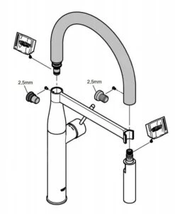 Grohe Essence - Tubo Flessibile Per Miscelatore Da Lavello, Viola 30321DU0 -franke Shop 6aaadcab28fc495f3f852629 1