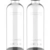 Philips GoZero - Bottiglia Per Soda Maker, 2 Pz, 1 Litro, Plastica/grigio ADD911GR/10 -franke Shop 6c24e81eef4b25a8f6d61351