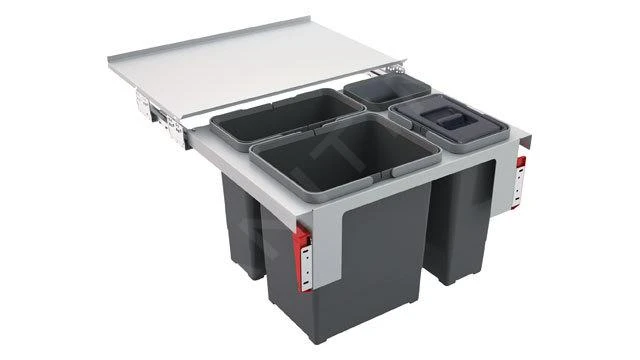 Franke Differenziatori - Cestino Rifiuti Incorporato Garbo 60-3 121.0200.680 3 Franke Differenziatori - Cestino Rifiuti Incorporato Garbo 60-3 121.0200.680