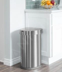 Simplehuman Pattumiere - Pattumiera Touchless Con Sensore Di Movimento, 45 L, Acciaio Inox Spazzolato ST2009 -franke Shop 734794a4d1080ef87bb749f7