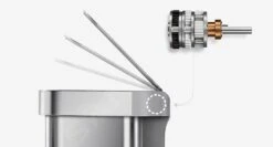 Simplehuman Pattumiere - Pattumiera Touchless Differenziata, Con Comando A Voce E Sensore Di Movimento, 58 L, Acciaio Inox Spazzolato ST2036 -franke Shop 76179b2c6d3ea8c8a3dbb71f