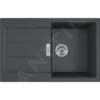 Franke Sirius 2.0 - Lavello In Tectonite S2D 611-78, 780x500 Mm, Nero 143.0613.582
