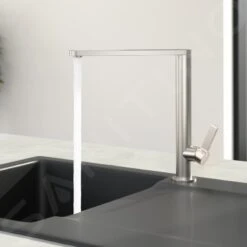 Villeroy & Boch Finera - Miscelatore Da Lavello, Acciaio Inox 927000LC -franke Shop 7826e2d6ecc396e9bcd64d9e