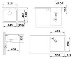 Blanco Naya 5 - Lavello In Silgranit, 515x510 Mm, Caffé 526585 -franke Shop 82c40e14298cda2660e879fd