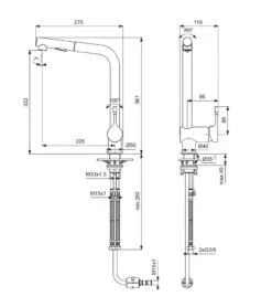 Ideal Standard Ceralook - Miscelatore Da Lavello Con Doccetta Estraibile, Acciaio Inox BC178GN -franke Shop 88d163b13fd57111255962b0