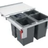 Franke Differenziatori - Cestino Portarifiuti Incorporato Garbo 60-4 121.0200.676