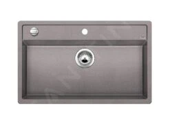 Blanco Dalago 8 - Lavello In Silgranit, 815x510 Mm, Con Comando Di Scarico, Color Alluminio 516630