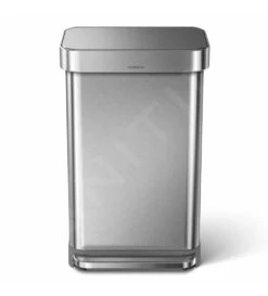 Simplehuman Pattumiere - Pattumiera Con Portasacchetti, 45 L, Acciaio Inox Spazzolato CW2024 -franke Shop 9116995a21bff872ed91971b