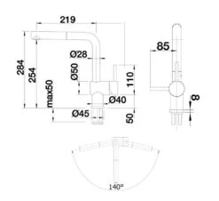 Blanco Linus S - Miscelatore Da Lavello Con Bocca Di Erogazione Estraibile, Cromo 512200 -franke Shop 947886710bc8b8d2b078761b