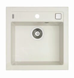 Alveus Formic - Lavello In Granito 520x510 Mm, Con Comando Dello Scarico, Arctic 1128395