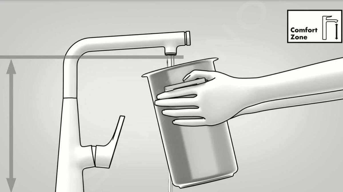 Hansgrohe M54 - Miscelatore Da Lavello Talis Con Doccetta Estraibile, SBox, Cromo 72801000 8 Hansgrohe M54 - Miscelatore Da Lavello Talis Con Doccetta Estraibile, SBox, Cromo 72801000 - immagine 6