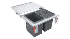 Franke Differenziatori - Cestino Portarifiuti Incorporato Garbo 60-2 121.0284.027