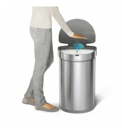 Simplehuman Pattumiere - Pattumiera Touchless Con Sensore Di Movimento, 45 L, Acciaio Inox Spazzolato ST2009 -franke Shop a13d94236f12cac3f848286c