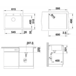 Blanco Pleon 6 - Lavello In Silgranit, 615x510 Mm, Bianco 521683 -franke Shop af4ec8f49c0312d048e18329