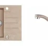 Alveus Set - Set Lavello Rock 30 E Miscelatore Nina, Beige SETA041