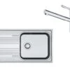 Franke Set - Set N85, Lavello In Acciaio Inox SRX 611-86 LB E Miscelatore FC 3055.031, Inox/cromo 101.0650.600 -franke Shop b66b18e72e97ed4c899feec1