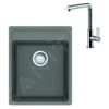Franke Set - Set G243, Lavello In Fragranite MRG 610-37 RTL E Miscelatore FN 7394.031, Pietra Grigia/cromo 114.0675.653 -franke Shop bd6bb8f817c656847bca96d9