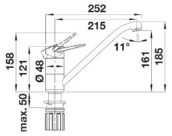 Blanco Wega II - Miscelatore Da Lavello, Bianco/cromo 526408 -franke Shop c6392de97c5a6e2dffc5b5e6