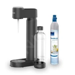 Philips GoZero - Soda Maker Lite Con Accessori, Nero ADD4901BK/10