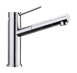 Blanco Alta S - Miscelatore Da Lavello Con Bocca Di Erogazione Estraibile, Sottofinestra, Cromo 518413